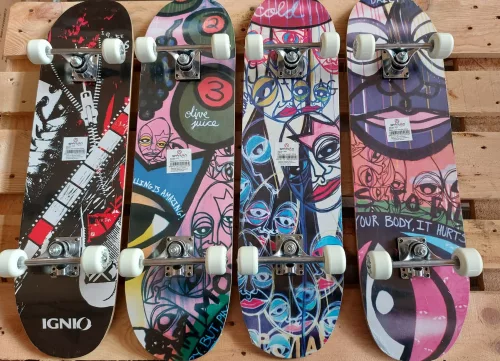 SPARTAN Skateboard Circle Star Gördeszka