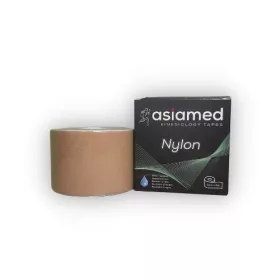   ASIAMED NYLON Kineziológiai Szalag 5 cm x 5 m Bézs (minden irányban nyújtható)