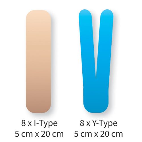 ACUTOP Classic Precut Kineziológiai Tapasz Térdre (Előre Vágott 8 adagos csomag)