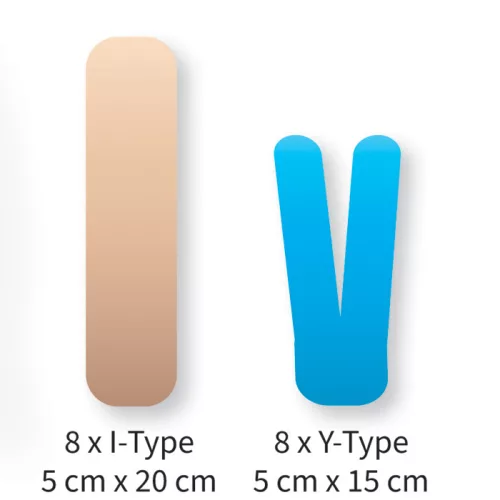 ACUTOP Classic Precut Kineziológiai Tapasz Nyakra (Előre Vágott 8 adagos csomag)