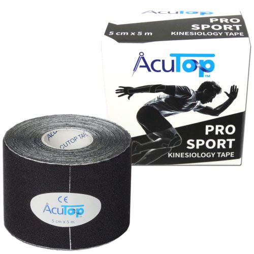 ACUTOP Pro Sport Kineziológiai Tapasz 5 cm x 5 m Fekete