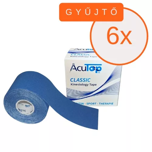 ACUTOP Classic Kineziológiai Tapasz 5 cm x 5 m Sötétkék 6 DB/GYŰJTŐ