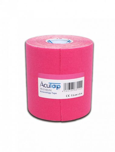 ACUTOP Premium Kineziológiai Tapasz 7,5 cm x 5 m Rózsaszín