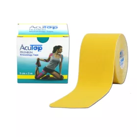 ACUTOP Premium Kineziológiai Tapasz 5 cm x 5 m Sárga