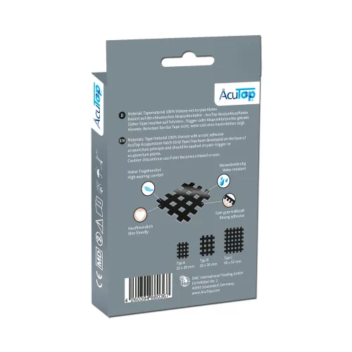 ACUTOP Gitter Tape Cross Tape Kicsi (20lap/doboz, 9db/lap) - Fekete
