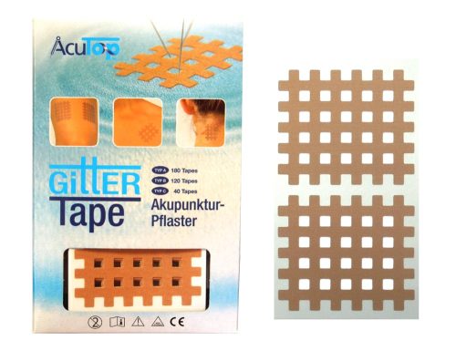 ACUTOP Gitter Tape Cross Tape Nagy (20lap/doboz, 2db/lap) - Bézs