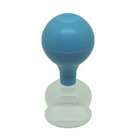 ÜVEGKÖPÖLY Gumilabda-pumpával 4 cm